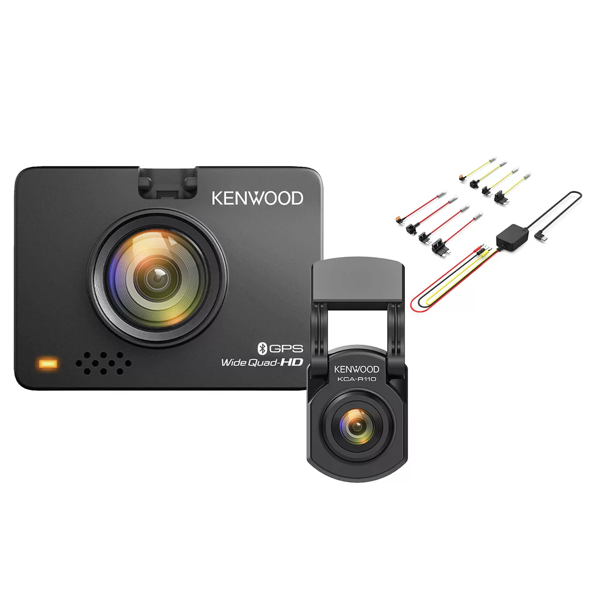 Kenwood DRV-A510W Dash Camera and KCA-R110 Rear Camera Bundle Pack