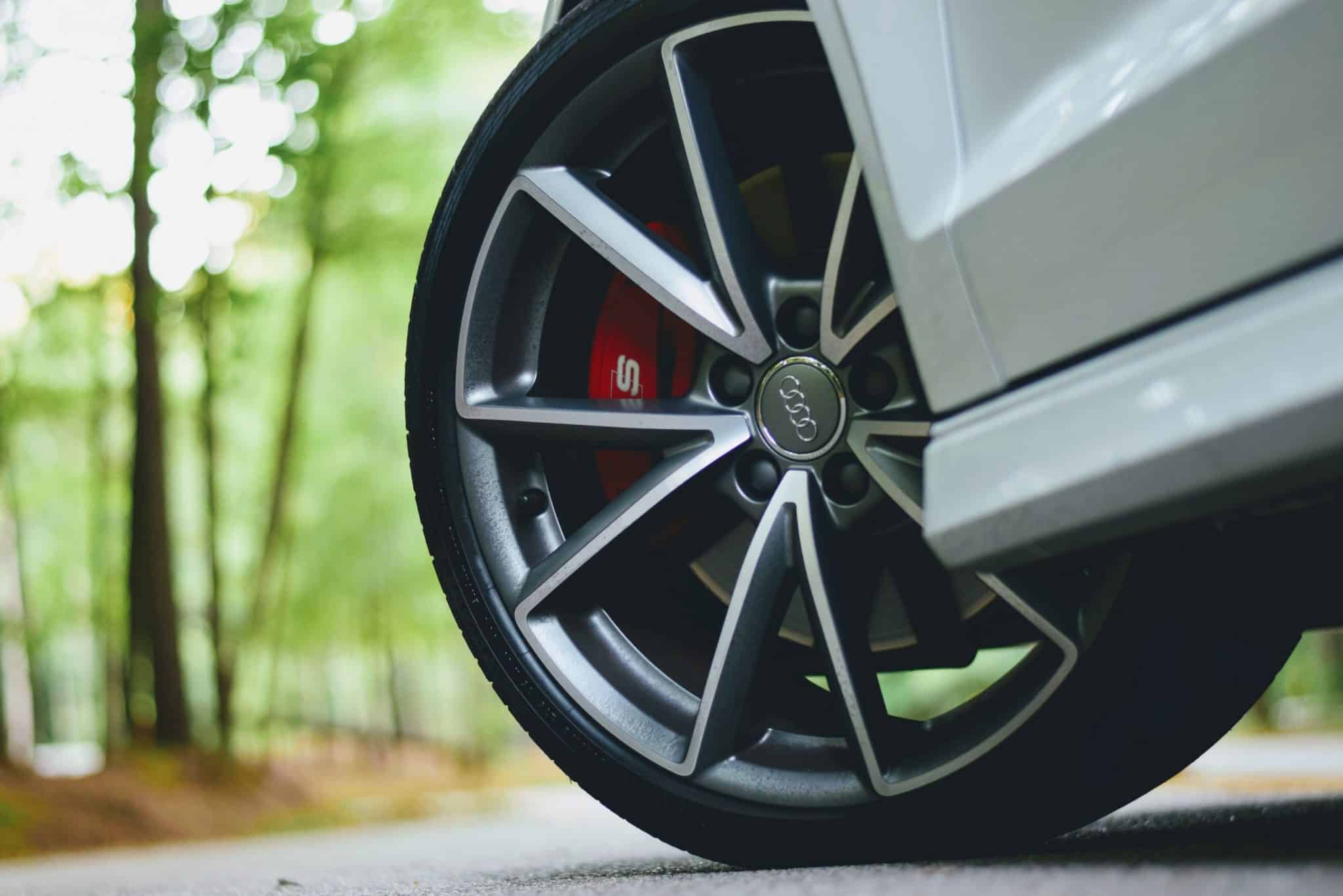 Audi approved service - car tyre